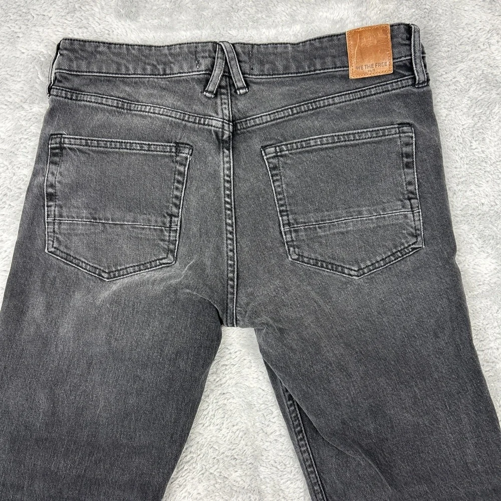 Free‎ People We The Free Boyfriend Jean Faded Black Size 28 Straight Leg